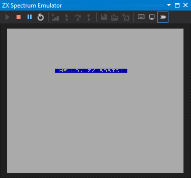 Use ZX BASIC | SpectNet IDE